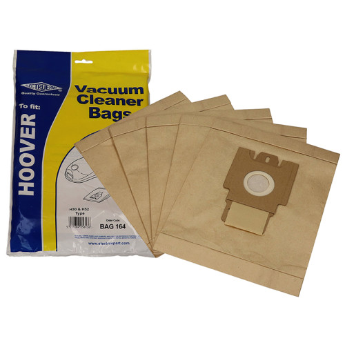 Electruepart BAG164 Hoover H30/H52 Vacuum Dust Bags - Pack Of 5