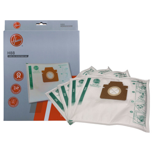 Hoover Vacuum Cleaner H-Power 500 H88 EPA Dust Bag - Pack Of 4