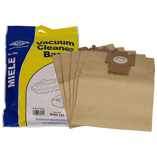 Sacs Aspirateur G Et H (Paquet De 5) - BAG125 - Pi&egrave;ce De Rechange Compatible De Haute Qualit&eacute;