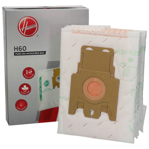 Hoover H60 Pure Hepa Anti-Odour Fibre Vacuum Bags