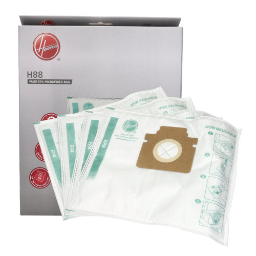 Hoover Vacuum Cleaner H-Power 500 H88 EPA Dust Bag - Pack Of 4