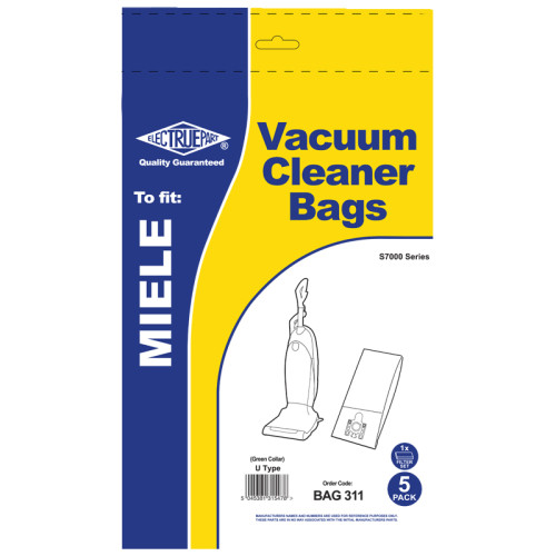 U Sacs Aspirateur (Paquet De 5) - Pi&egrave;ce Compatible De Haute Qualit&eacute;