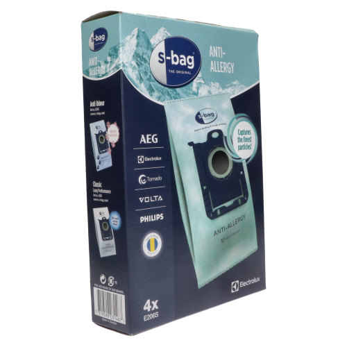 Electrolux Group Electrolux Vacuum S-Bag Clinic Anti-Allergy - Pack Of 4 (E206)
