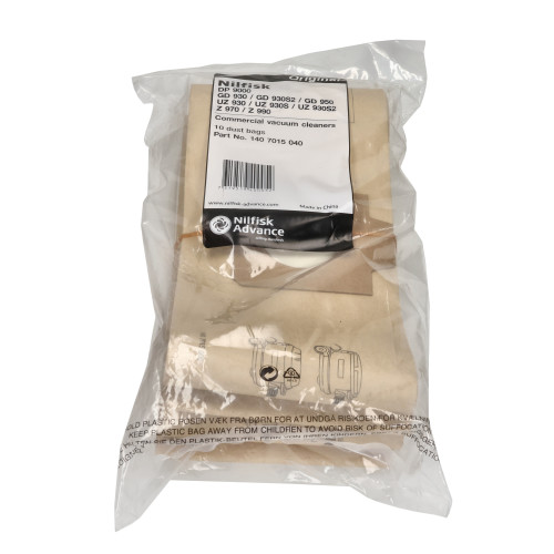 Nilfisk Dust Bag (Pack Of 10)