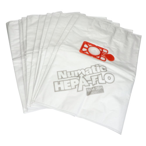 Numatic Vacuum Cleaner Hepaflo Filter Dust Bag - Pack Of 10