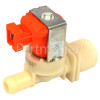 Indesit 145 Cold Water Single Inlet Solenoid Valve : 180deg With Protected Tag Fitting & 14.5 Bore Outlet