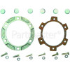 Hotpoint 1509 Gearbox Bowl Clamp Ring Kit T/l 1509 15690 15790 15792 9600 9604 9605 96700 Includes Clamp/gasket/bolts.