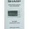 Sharp R209(W) Instruction Book