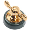 Indesit Oven Control Knob - Dark Green & Brass