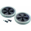 Numatic Optional Set Of 2 X 250mm Transit Wheels Grey