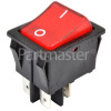 Numatic Red On/Off Rocker Switch : 4Tag