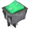 Z.W.T. Green ON/OFF Rocker Switch : 4TAG