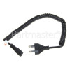 Philips 2 Pin Coiled Shaver Mains Lead - 1.8m