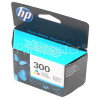 Hewlett Packard Genuine HP 300 Tri-Colour Ink Cartridge (CC643EE)