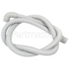 White & Brown AT 1300 1.86mtr. Drain Hose 21mm End With Right Angle End 29mm, Internal Dia.s'