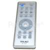 No Longer Available Teac RC1103 Remote Control Silver Original MCDX220I TDX250I