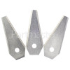 Qualcast Metal Blades (Pack Of 3)