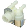 Samsung Cold Water Double Solenoid Inlet Valve : 180Deg. 12 Bore Outlets