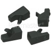 Hotpoint Pan Stand Rubber Foot Kit - Pack Of 4