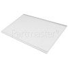 Asko KVV594ZWA Fridge Top Glass Shelf Assembly : 485x325mm T/F Chambers/Etna/Gorenje/ Hisense RR330D4OR2UK Etc. /Lio/Krting/Pelgrim/Siberia/Upo