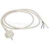 White Knight CL382WV Mains Cable & UK Plug