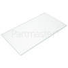 Flavel FLU150AP Fridge Glass Shelf : 465x265mm