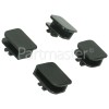 O.E.M. Cooker Inner Door Glass Retainer Set