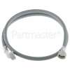 Care+Protect 1.5m Cold Water Inlet Hose Grey 10x15mm Diameter