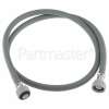 Care+Protect 1.5m Cold Water Inlet Hose Grey 10x15mm Diameter