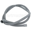 SW2011W 2.Mtr. Drain Hose Straight 22mm Right Angle One End 30mm Internal Dia's.