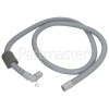 EFS 2.1mtr. Drain Hose 21mm End With Right Angle End 22mm, Internal Dia.s'