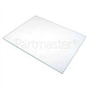KitchenAid Fridge Lower Glass Crisper Shelf : 475x380mm