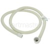 Atlantic 1.8Mtr. Drain Hose Straight 24MM With Right Angle End : 30MM Inside Diameters