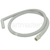 Simpson 1. 76Mtr. Drain Hose Straight 19mm To Right Anglr End 19mm Internal Dia's.