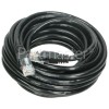 CAT6 RJ45 Patch Lead: Black: 3m