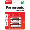 Panasonic AAA Zinc Chloride Batteries