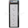 Eterna 1 Or 2 Gang To 4 Gang Converter Socket