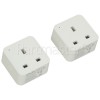 TCP Smart WiFi Single Plug 13amp Socket (Twin Pack)