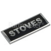 Stoves 444445101 Name Badge " Stoves "