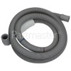 Hisense 2.1mtr Drain Hose : 21mm End With Right Angle End 21mm, Internal Dia.s'