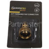 Kingfisher Pro Platinum Brass Threaded Tap Connector