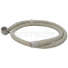 Indesit DV 620 BK UK Drain Hose Straight 24MM With Right Angle End 30MM Inside Fitting Dia's.