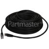 CAT6 RJ45 Patch Lead: Black: 30m