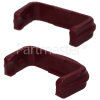 Funix Compatible Front Basket Rail End Cap - Pack Of 2