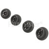 Siemens SE24M263EU/26 Lower Basket Wheel (Pack Of 4)