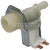 Indesit Cold Water Single Inlet Solenoid Valve : 180deg. With 12 Bore Outlet