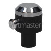 Cuisiniere Hotplate Control Knob - Black / Chrome