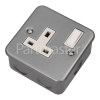 Wellco Metalclad Single Switched Socket