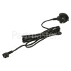 Figure-8 Right-Angled Mains Lead - UK Plug