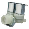 Rotel Cold Water Double Solenoid Inlet Valve : 180deg. 12 Bore Outlets